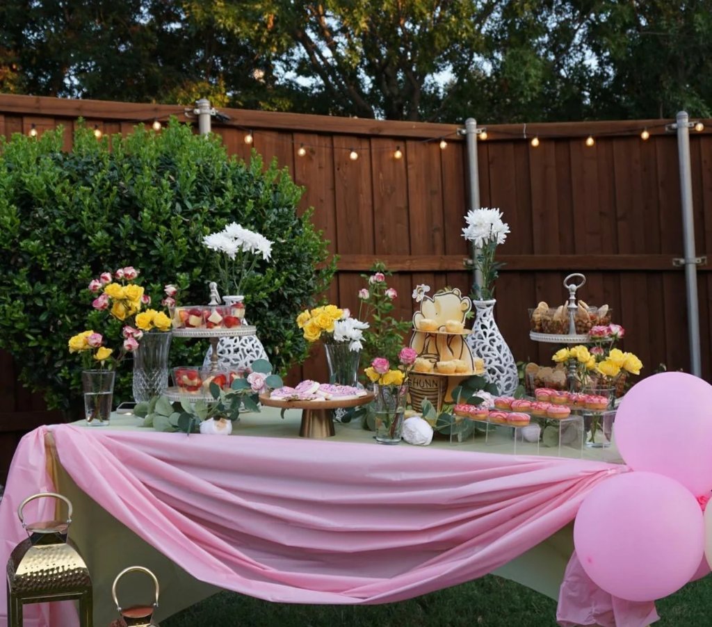 Winnie the Pooh Baby Shower design for Saamia Zia by Events By Bazgha Dallas TX
