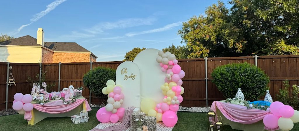 Winnie the Pooh Baby Shower design for Saamia Zia by Events By Bazgha Dallas TX