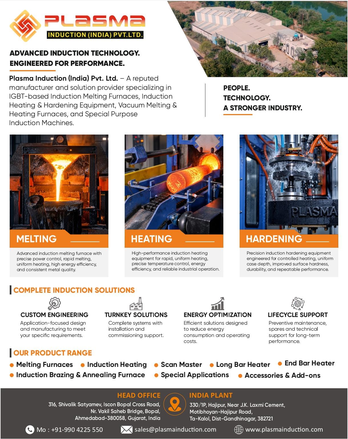Plasma Induction (India) Pvt. Ltd. - Advanced Induction Technology