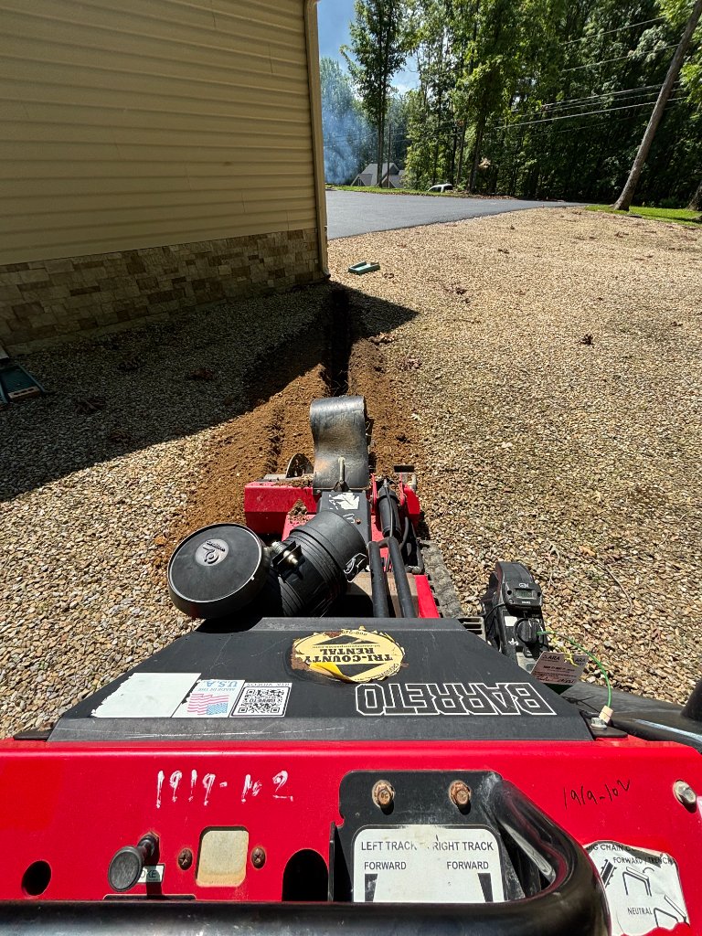 Drainage excavation