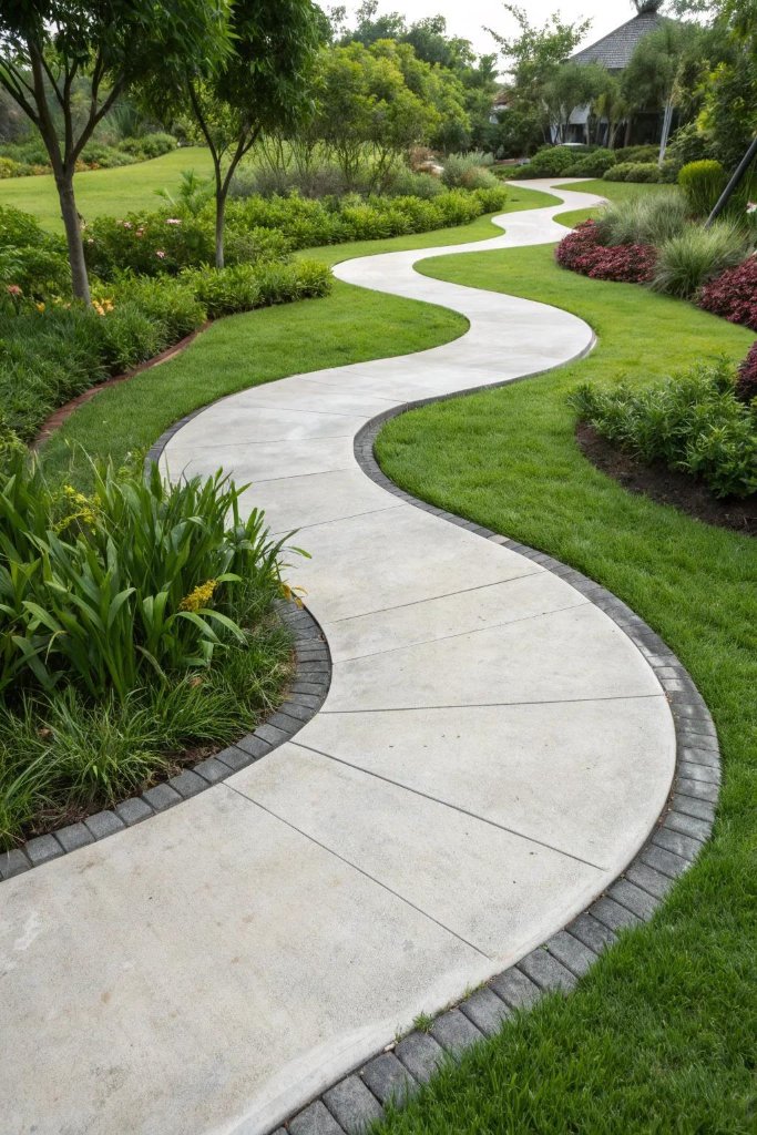 Concrete Walkways & Sidewalks