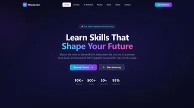NEXUSLEARN template preview
