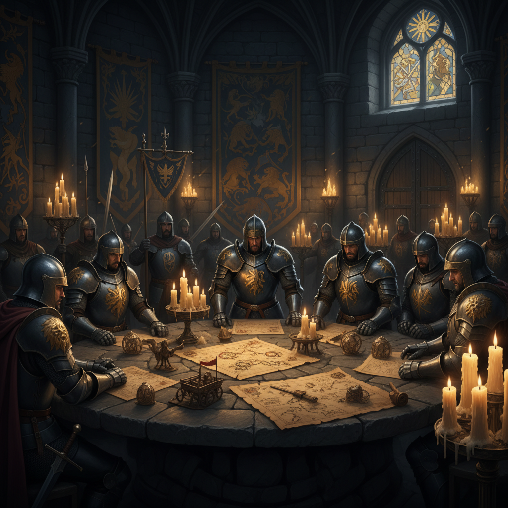 Knights at the Round Table