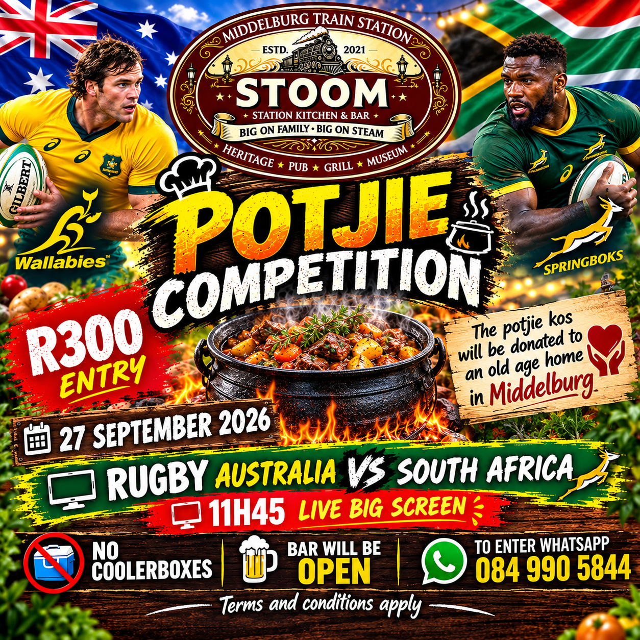 Stoom Potjie kos kompetisie 2026