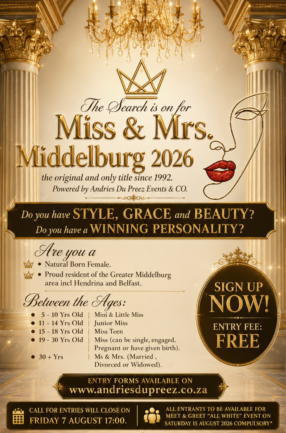 Miss & Mrs Middelburg 2026