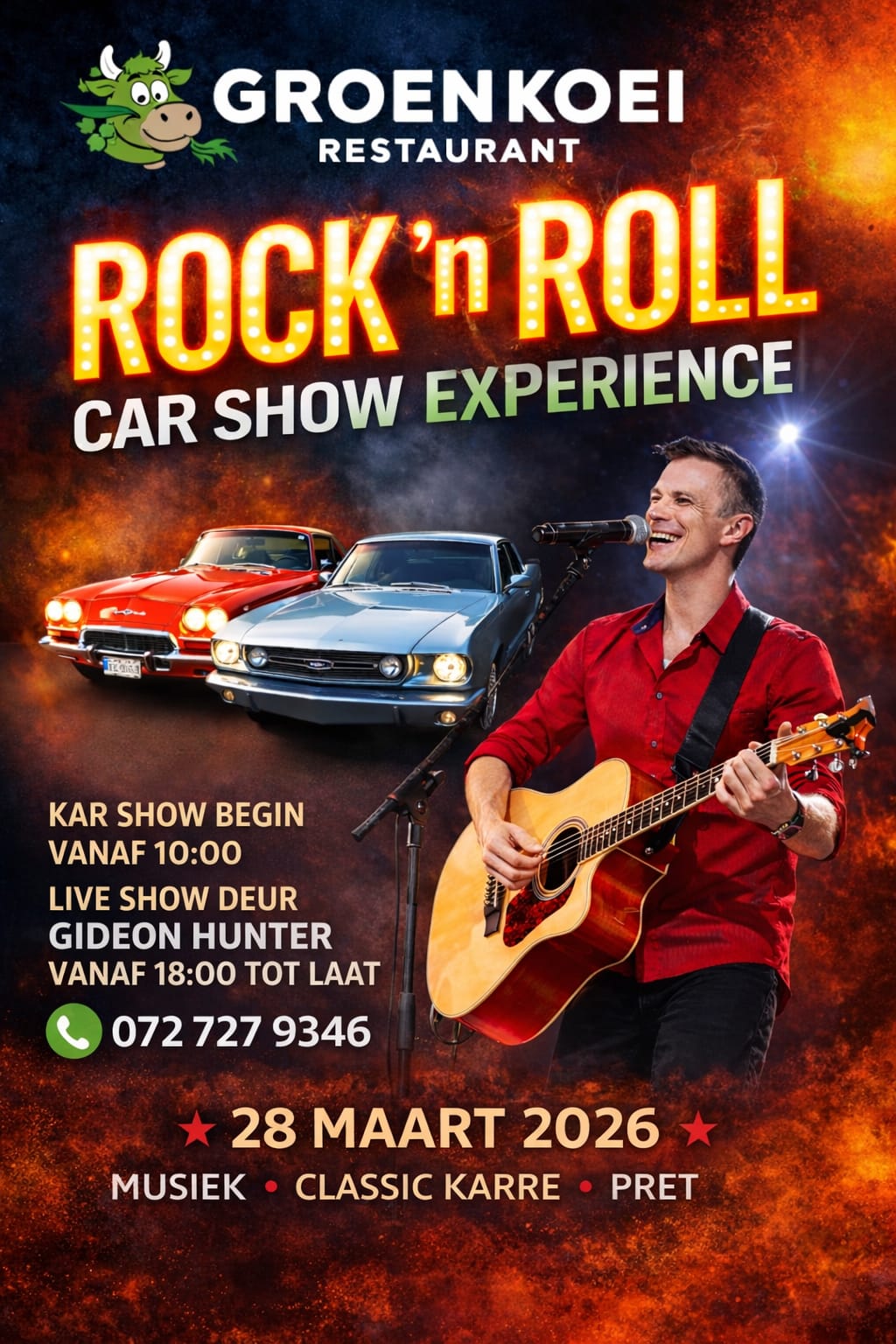 🎸 Rock 'n Roll Car Show Experience: Die Mampoerfees!