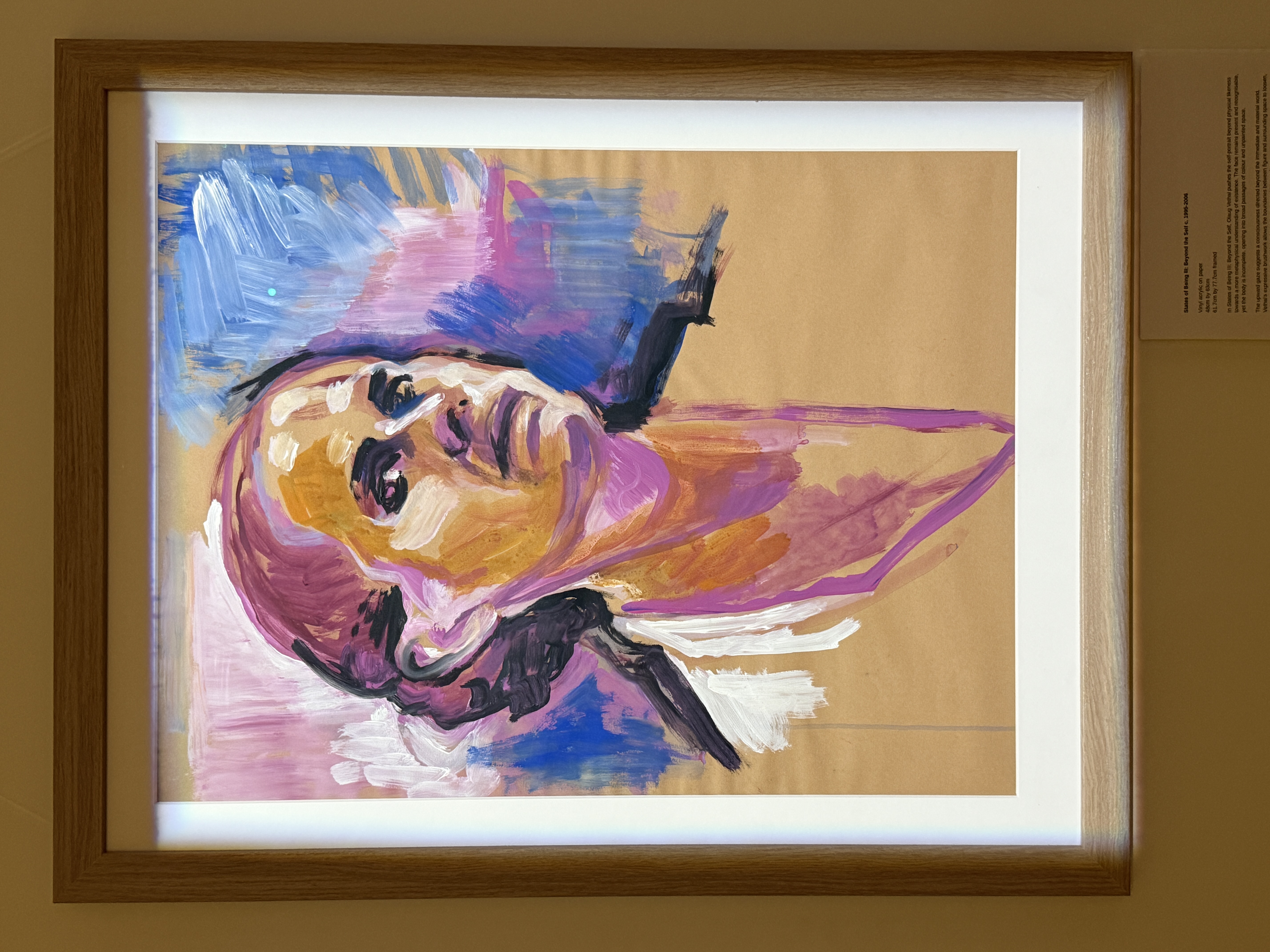States of Being III: Beyond the Self, painting by Olaug Vethal, Beyond the Visible, Spazju Kreattiv Valletta