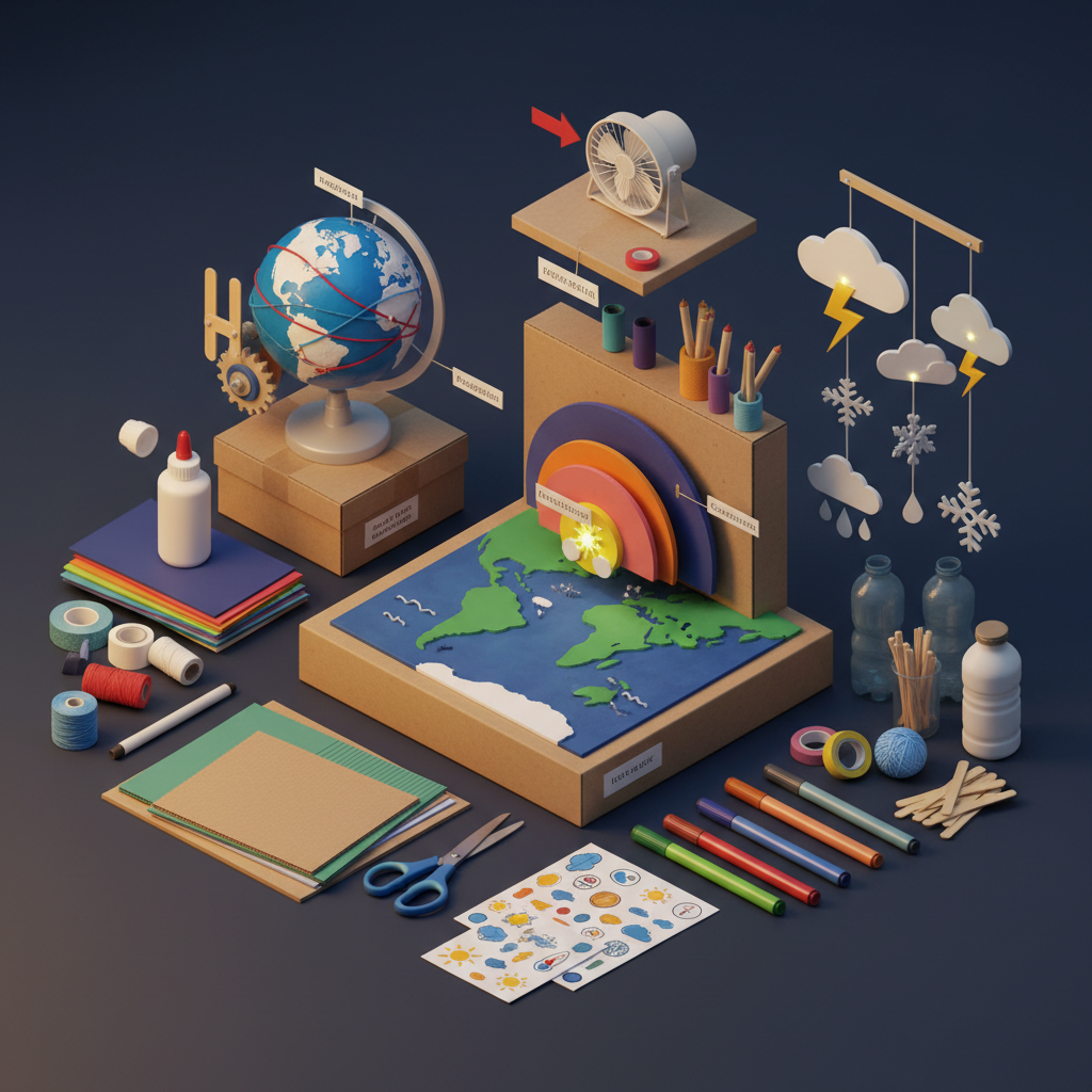 Handicraft: weather and climate explanation (Age 14-17) - Var 2