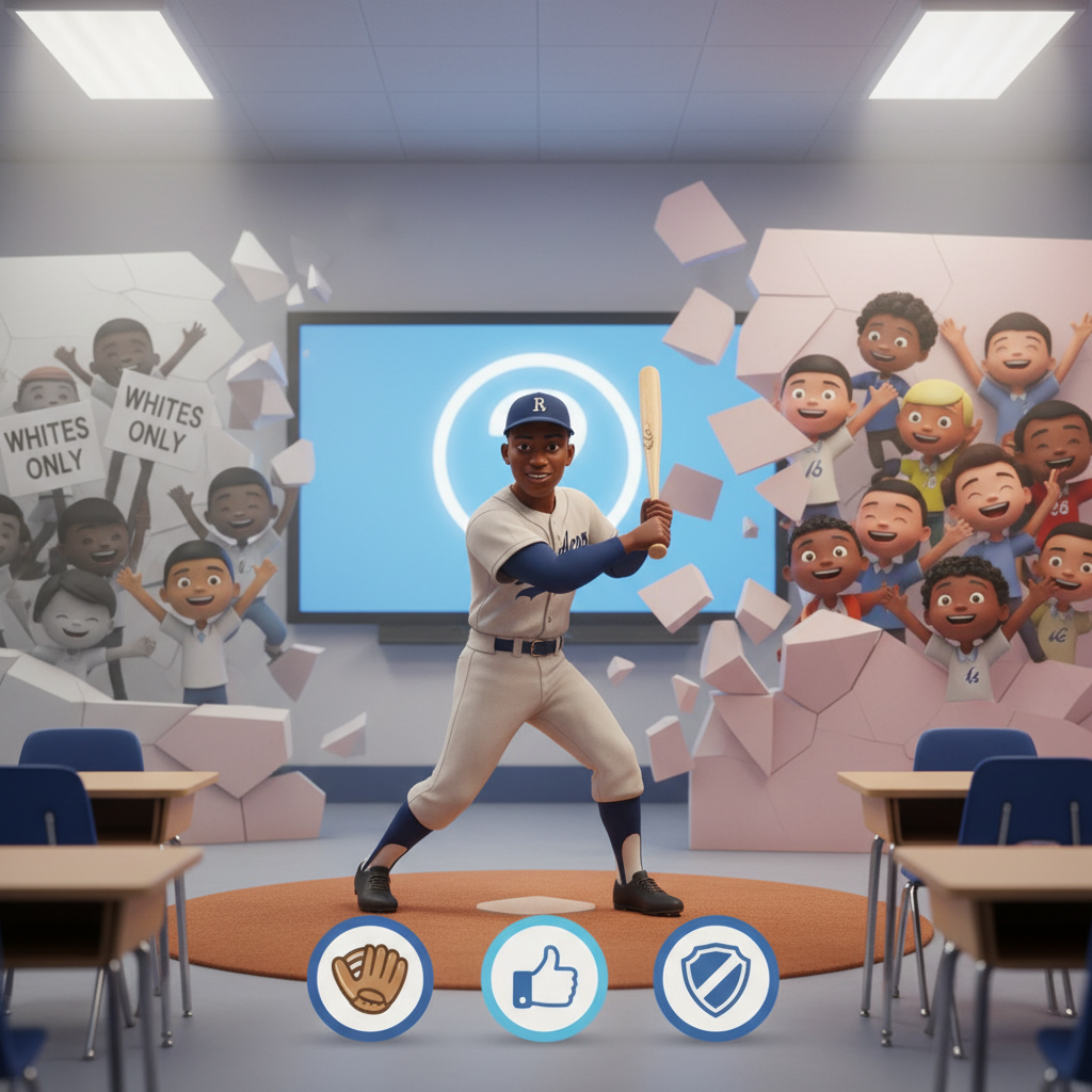 The Life of Jackie Robinson slide 8