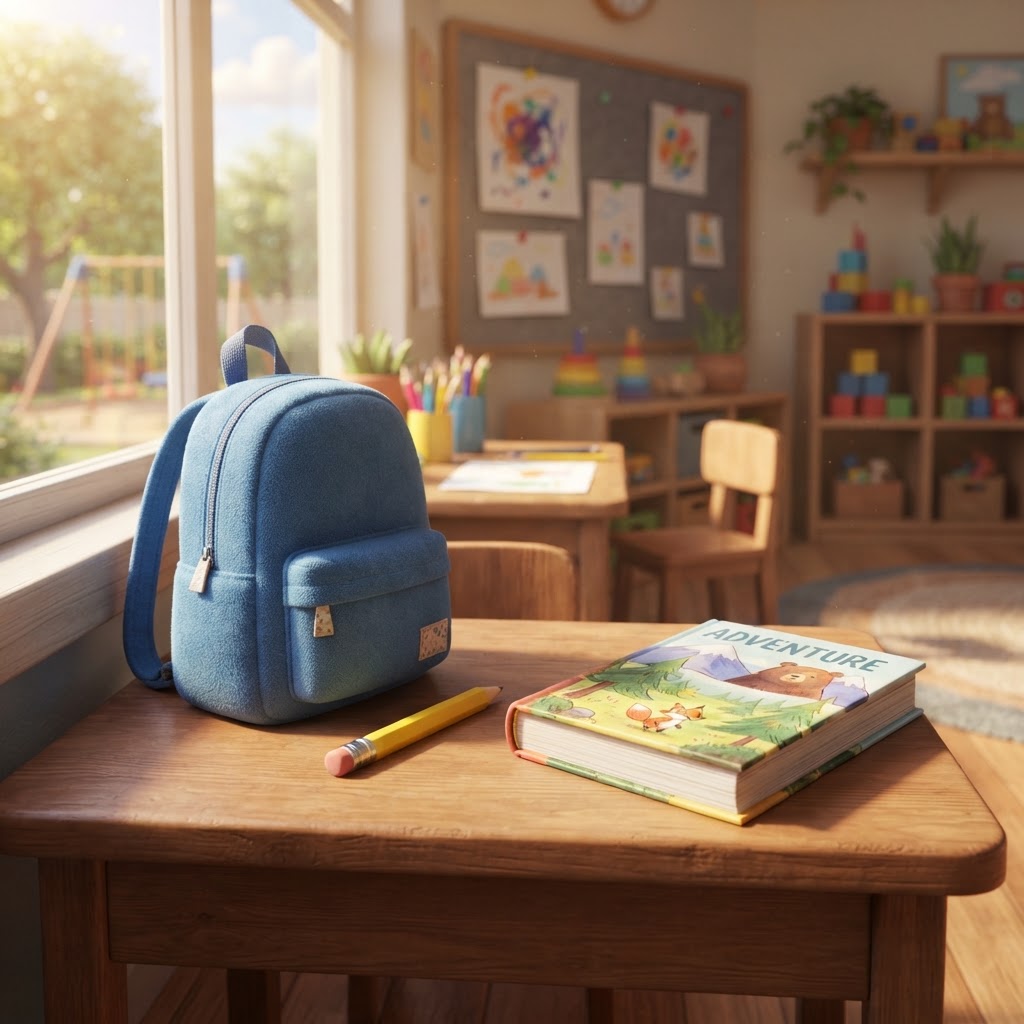 School vocabulary illustration