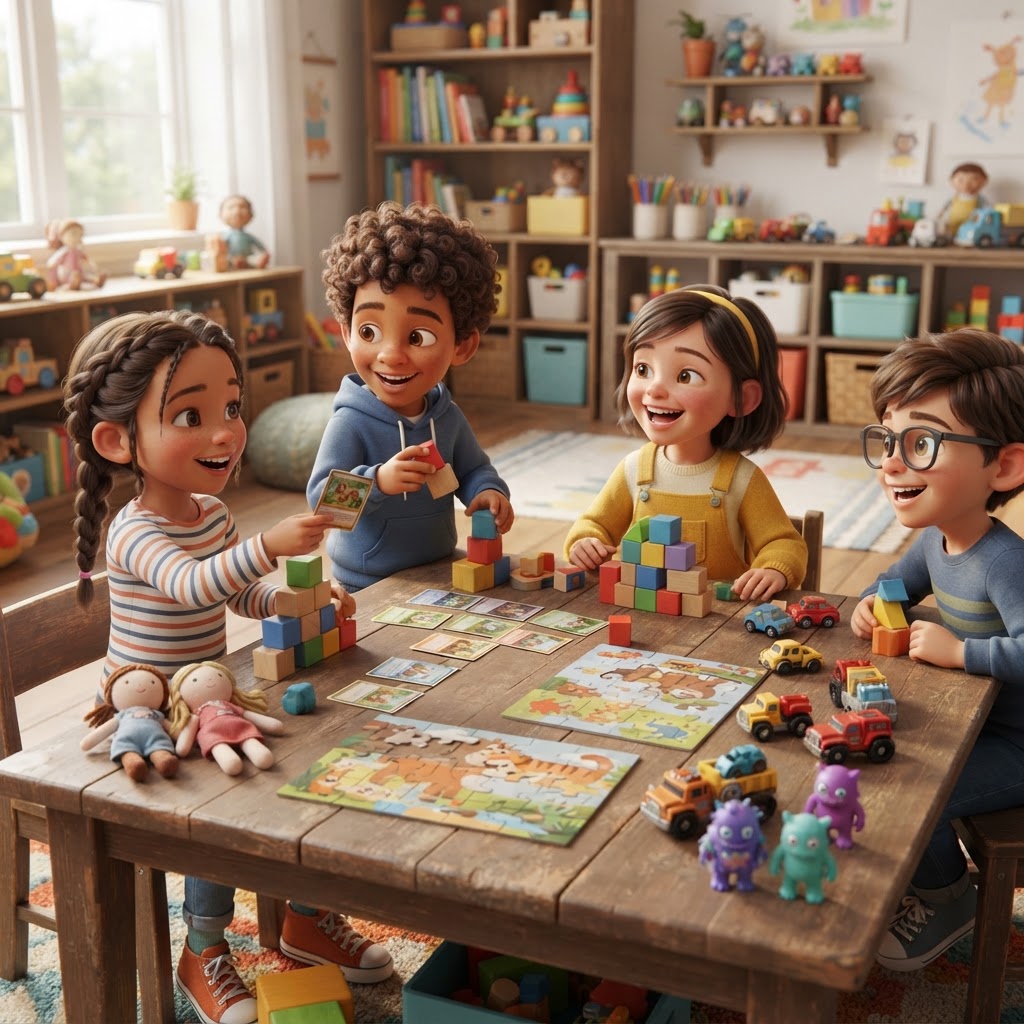 Toys illustration