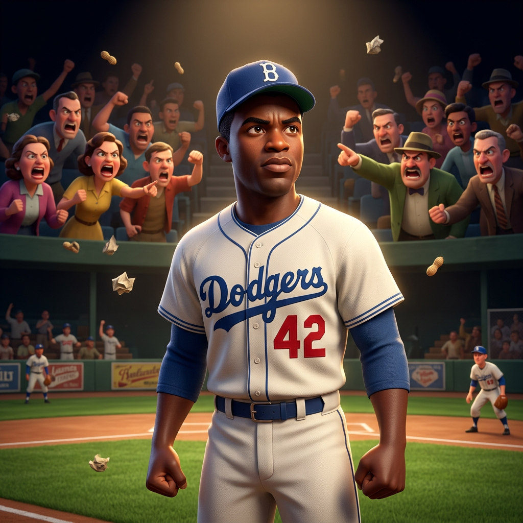 The Life of Jackie Robinson slide 6