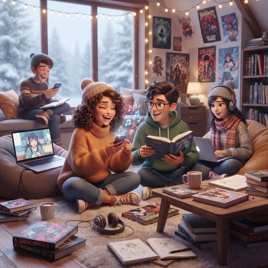 Winter Fandom English: Anime, Lyrics, and BookTok Chaos
