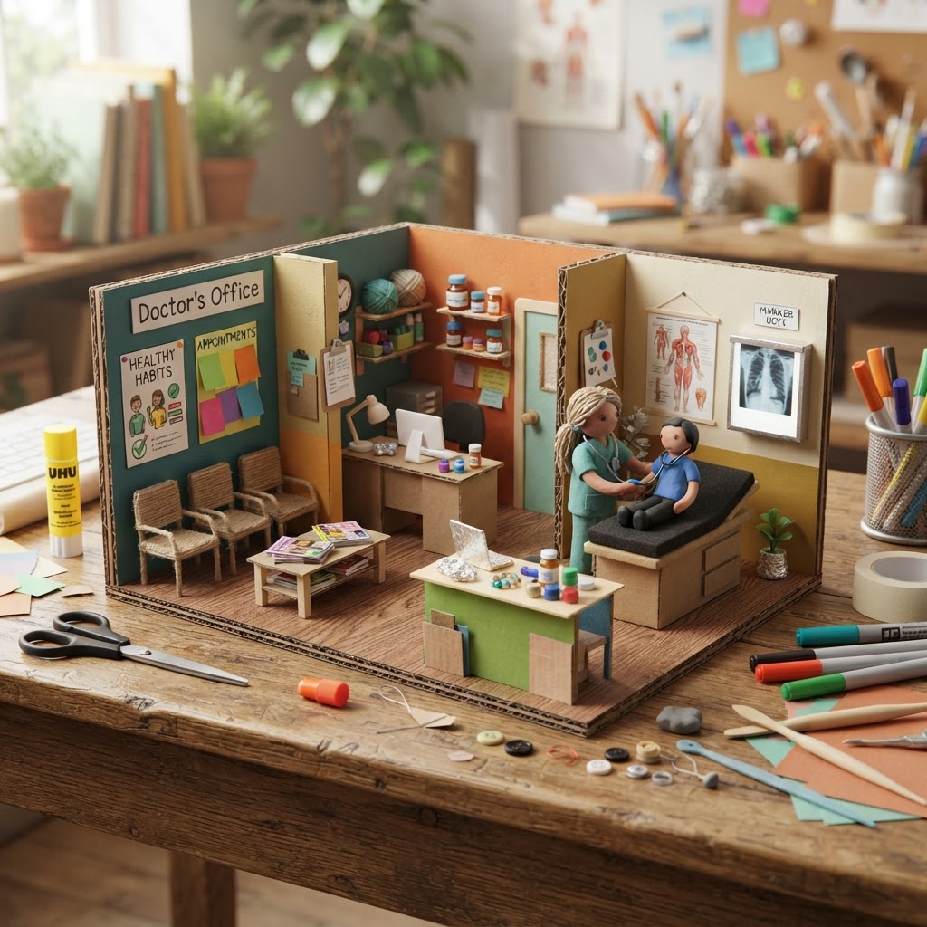 Handicraft: the doctor's office (Age 14-17) - Var 1