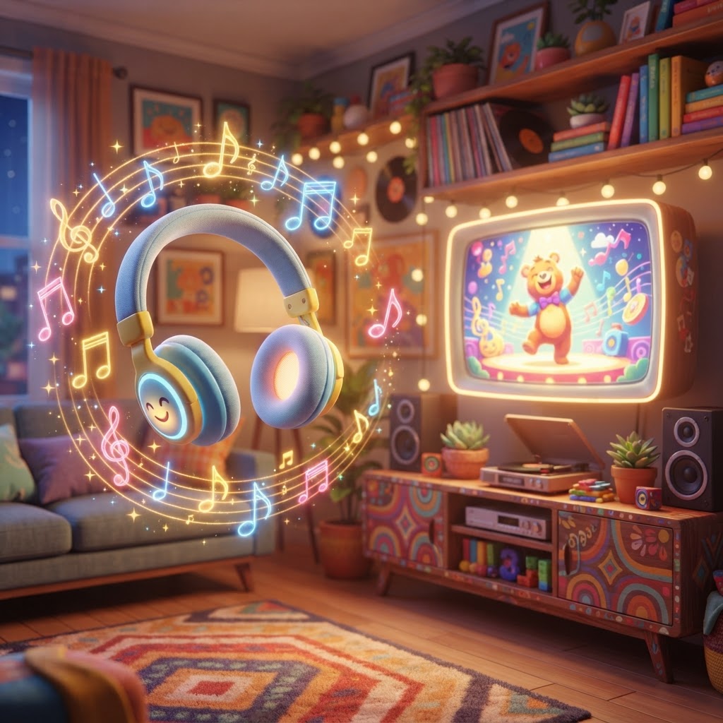 Music and streaming illustration