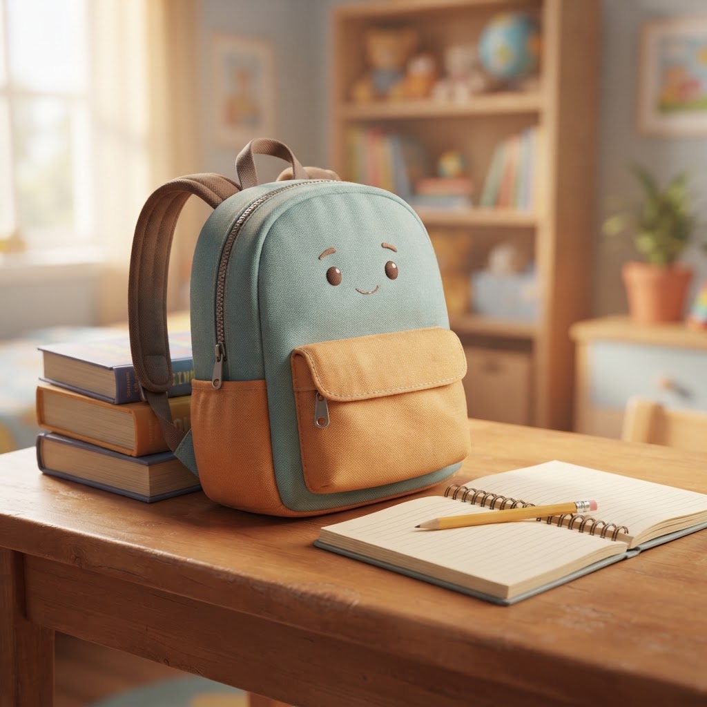 School vocabulary illustration