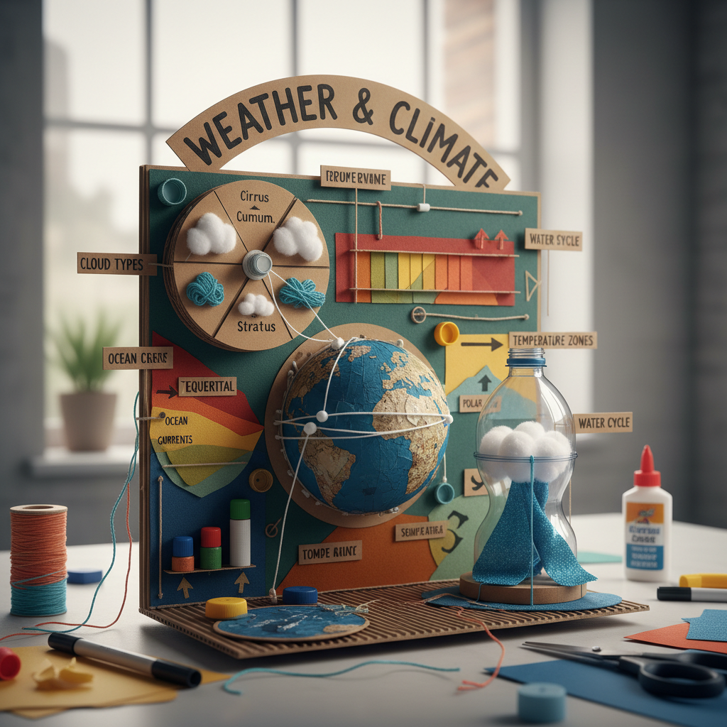 Handicraft: weather and climate explanation (Age 14-17) - Var 3