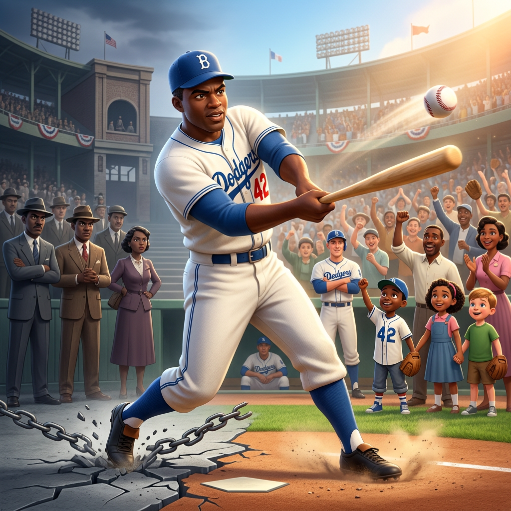 The Life of Jackie Robinson slide 5