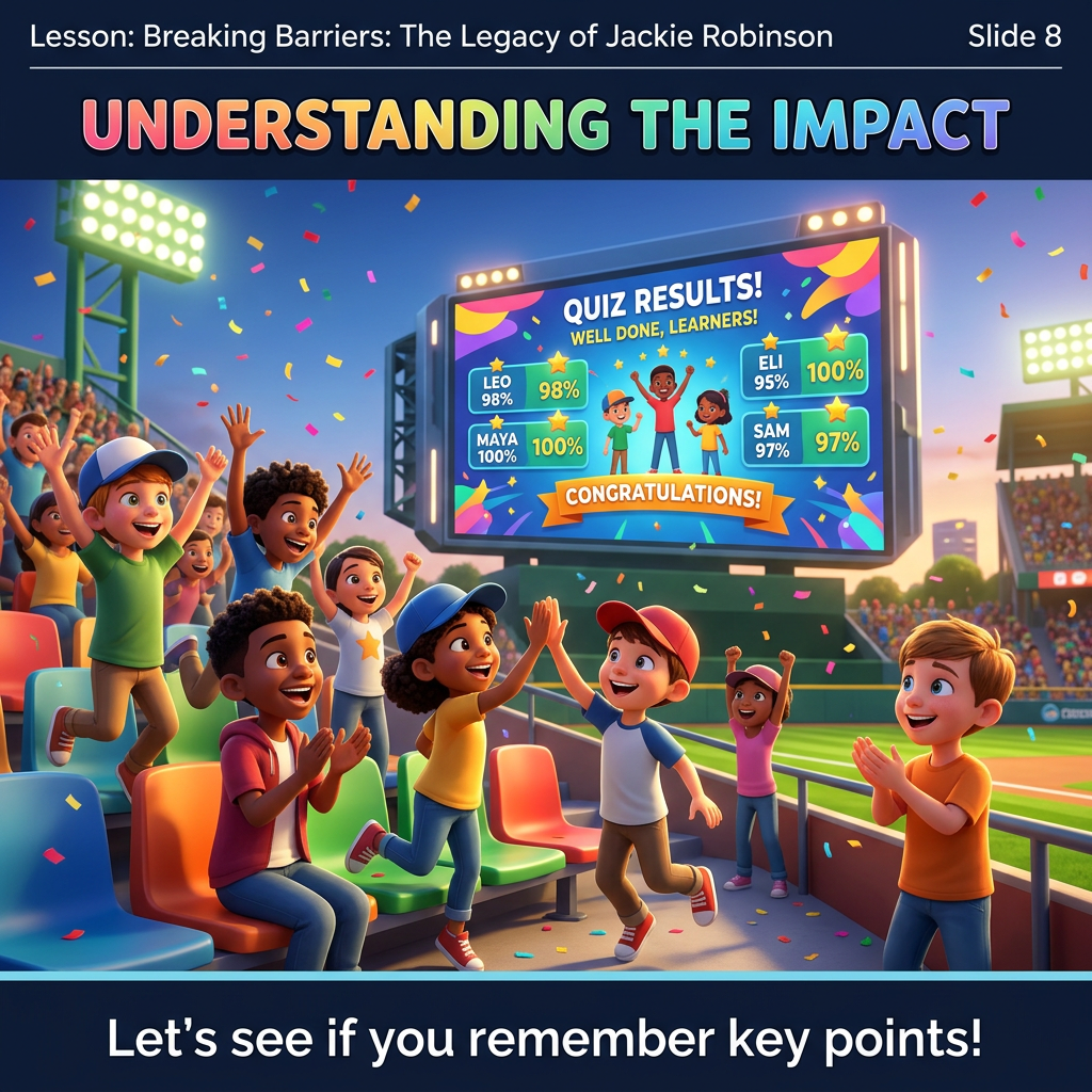 Breaking Barriers: The Legacy of Jackie Robinson Slide 8