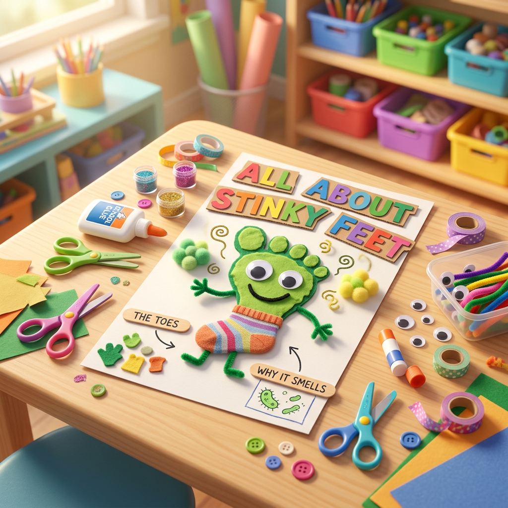 Handicraft: All about stinky feet (Age 11-14) - Var 2