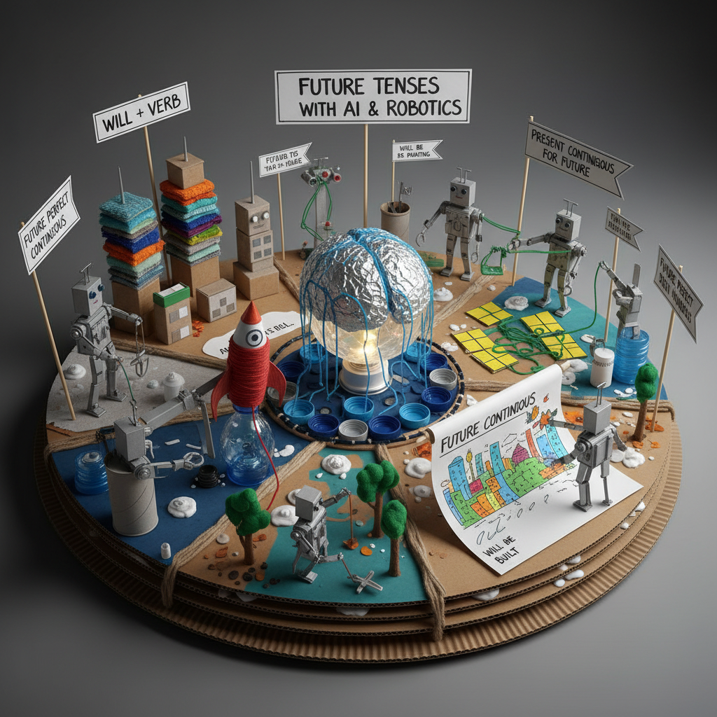 Handicraft: future tenses with AI and robotics in the future (Age 14-17) - Var 3