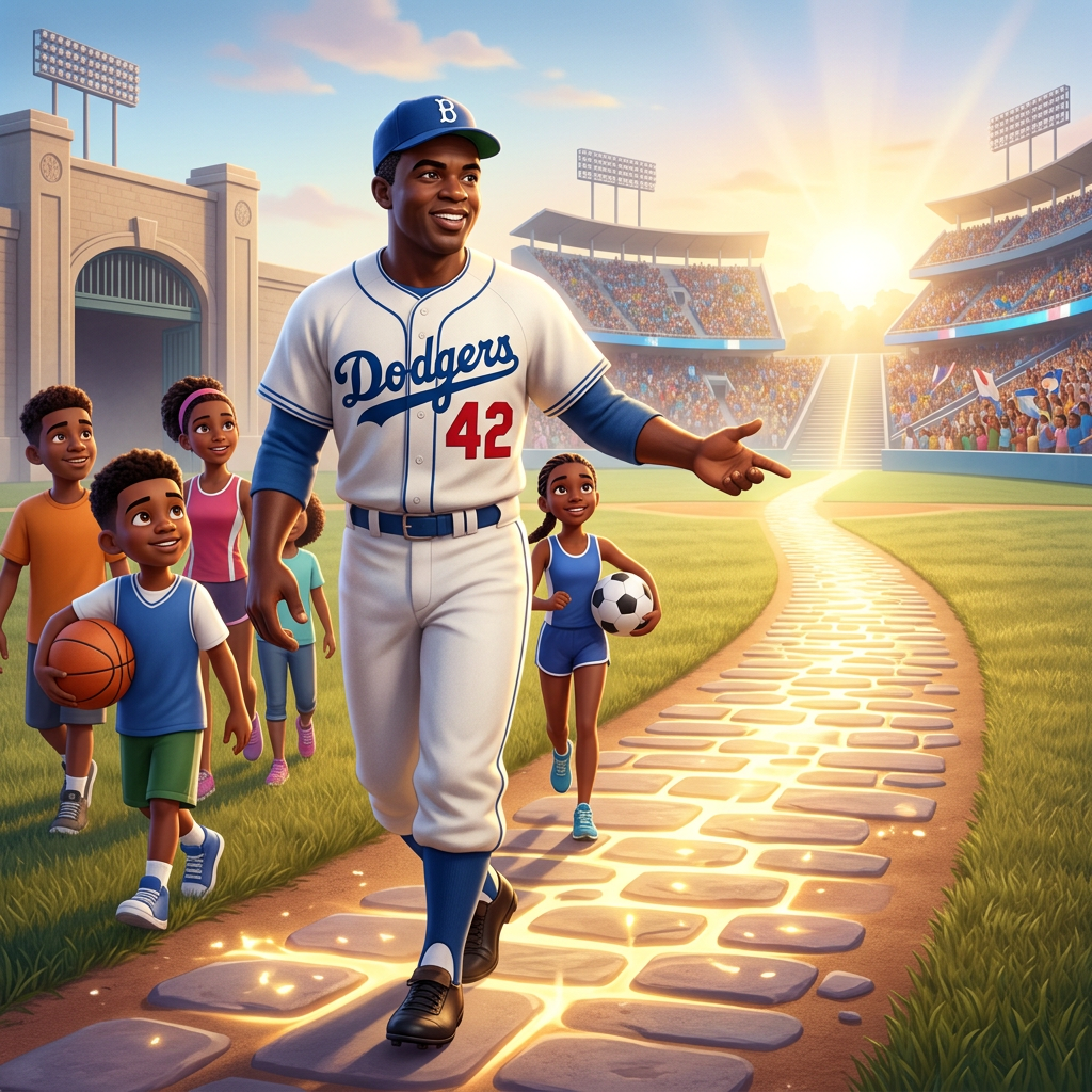 The Life of Jackie Robinson slide 7