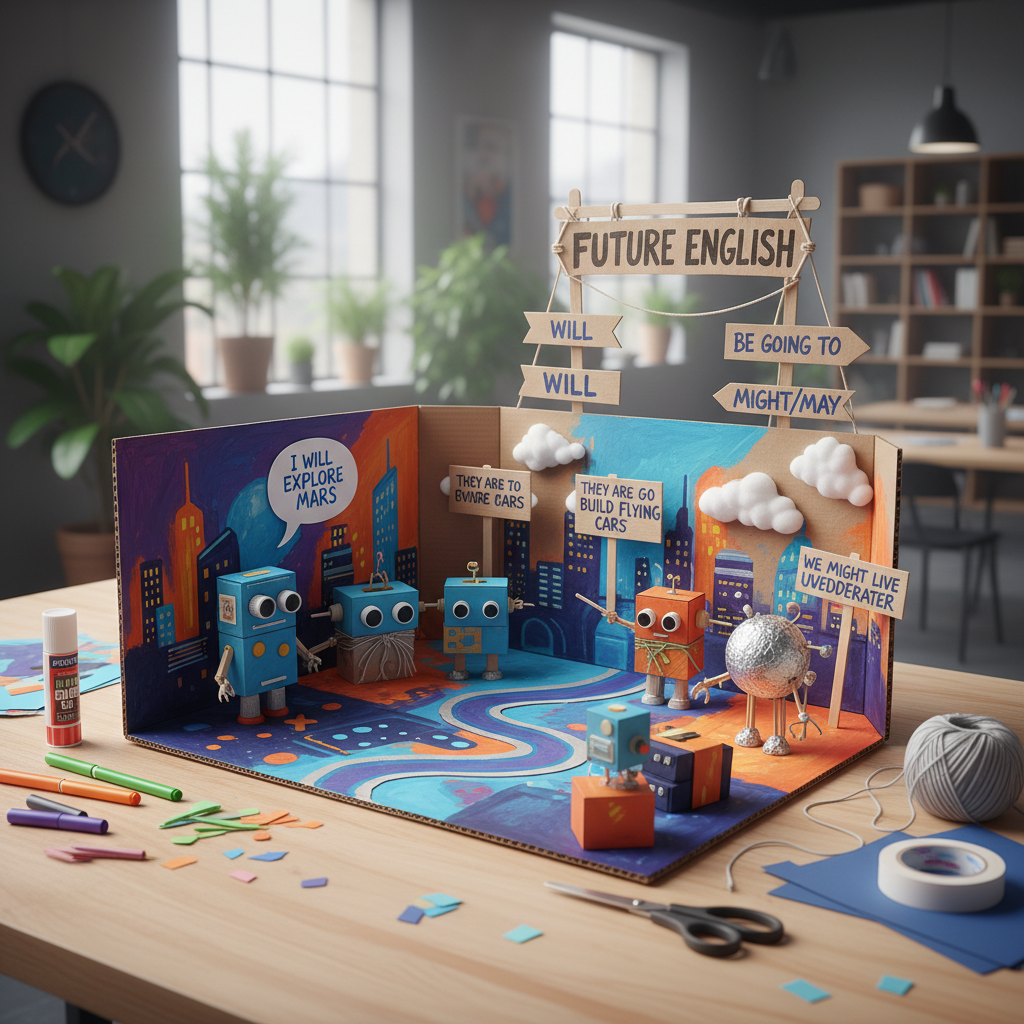 Handicraft: English future tenses and robots in the future (Age 14-17) - Var 1