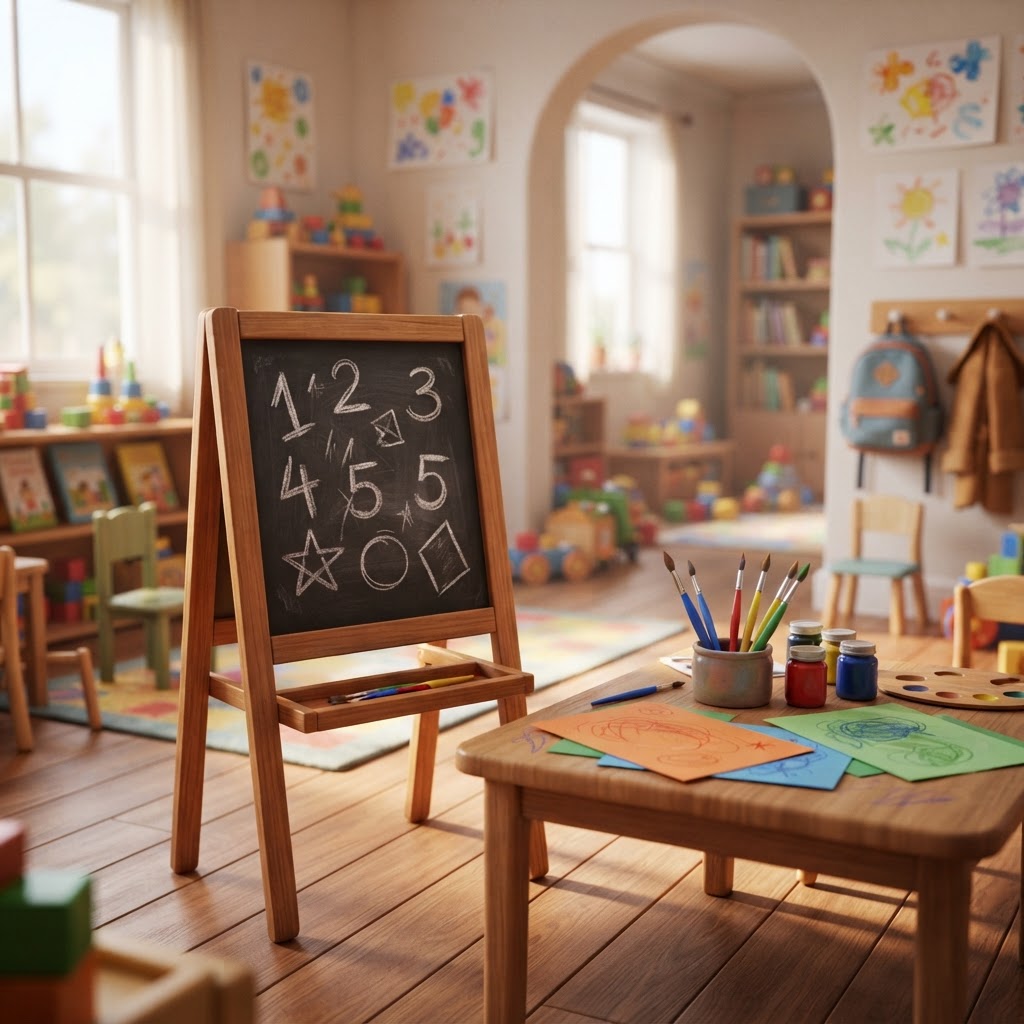 School vocabulary illustration