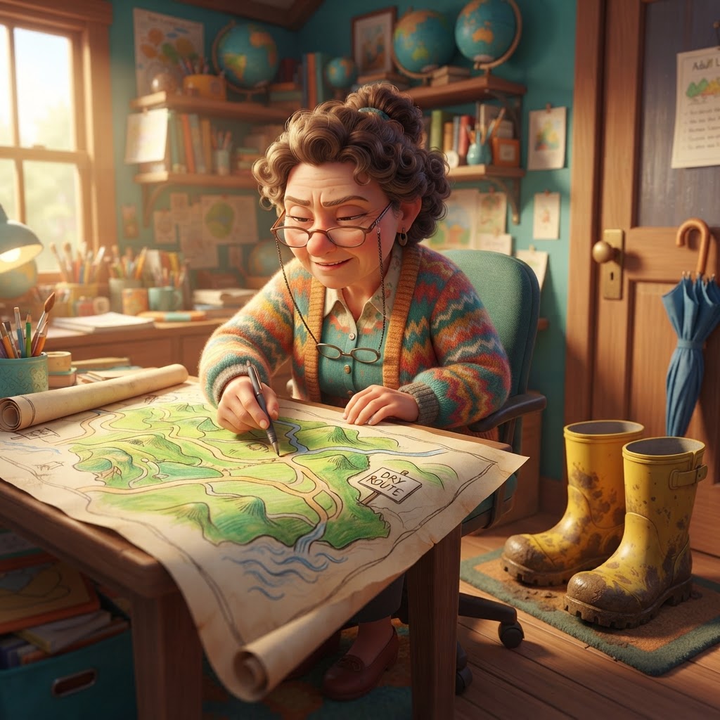 World news illustration