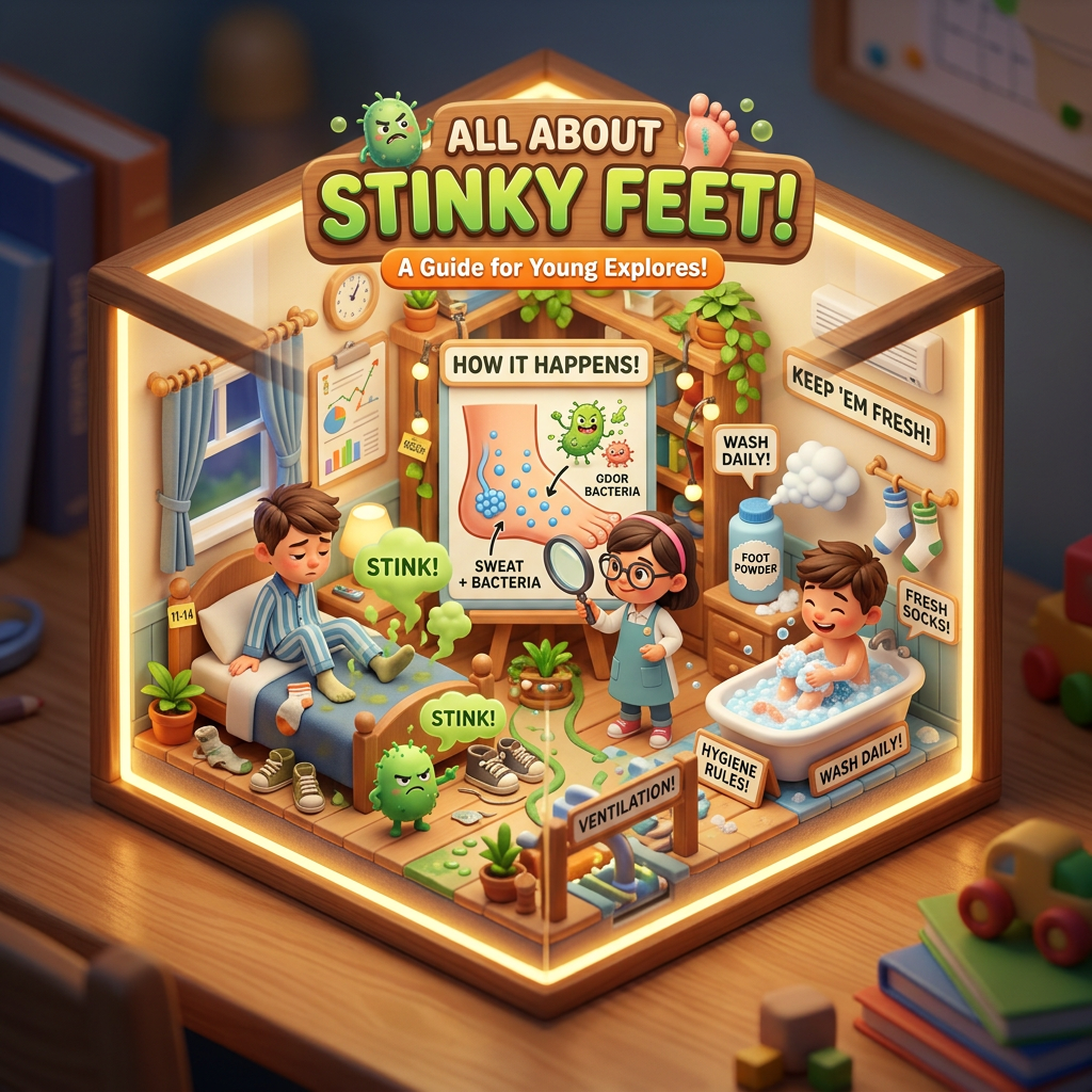 Diorama: All about stinky feet (Age 11-14) - Var 2