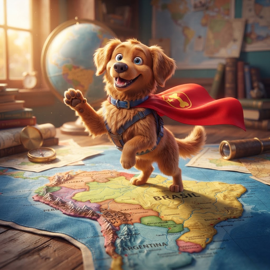 World news illustration