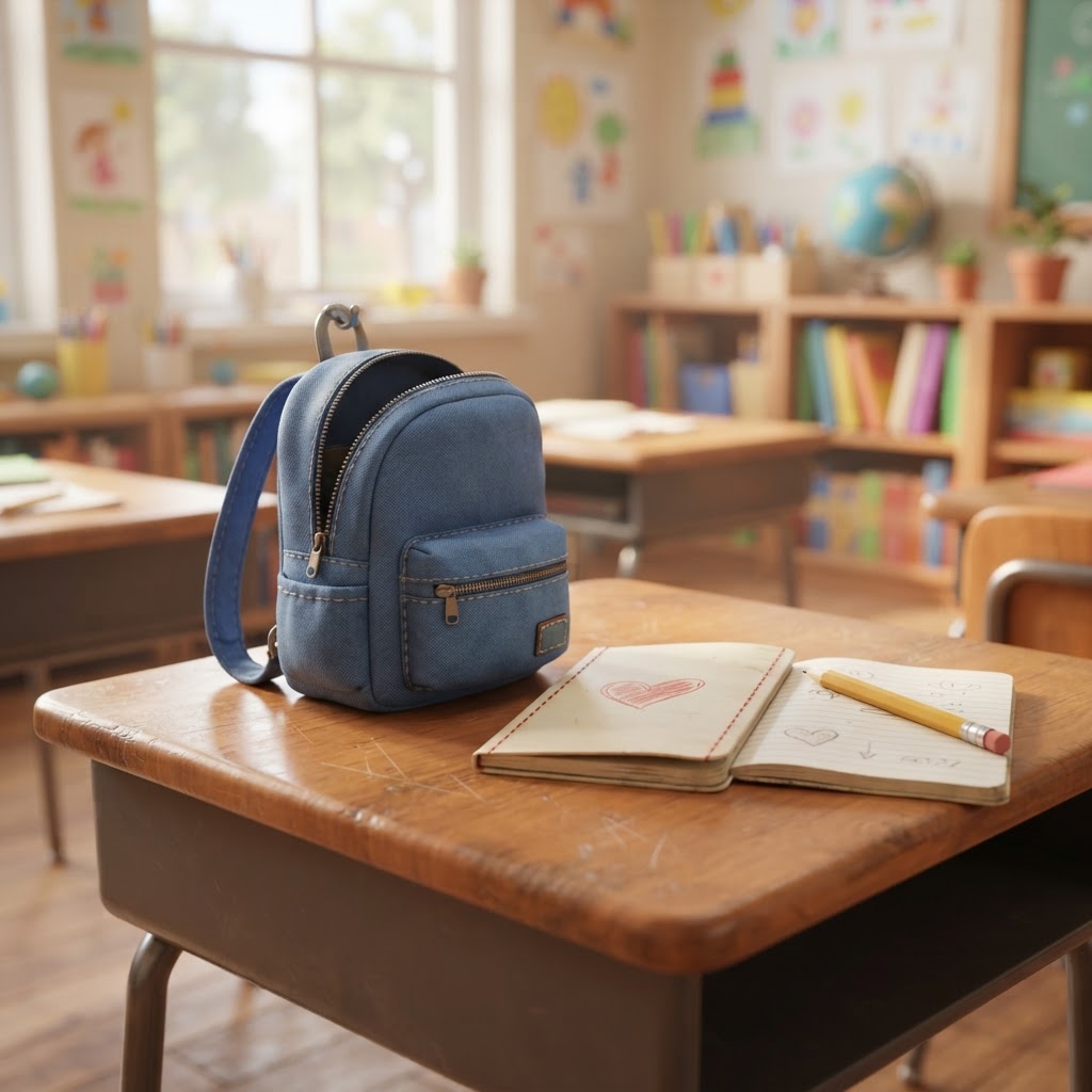 School vocabulary illustration