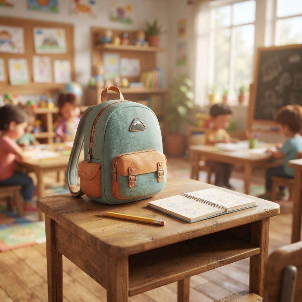 School vocabulary illustration