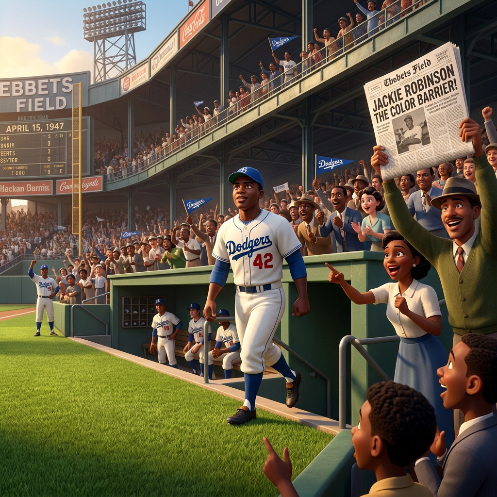 Breaking Barriers: The Legacy of Jackie Robinson Slide 2