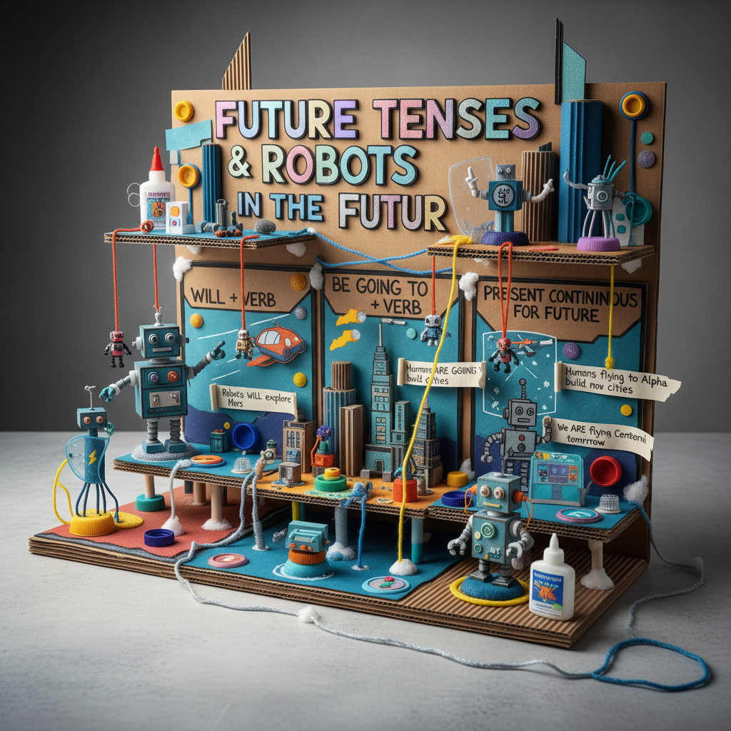 Handicraft: English future tenses and robots in the future (Age 14-17) - Var 3