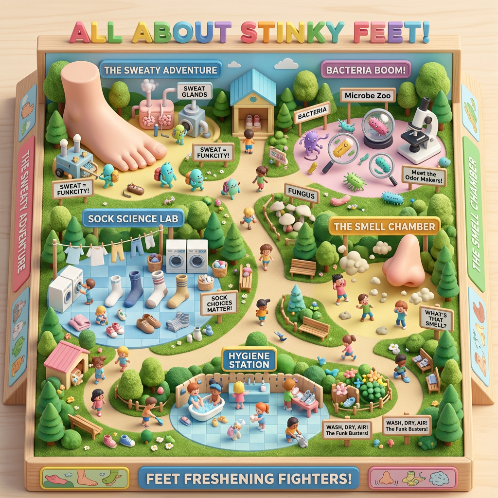 Diorama: All about stinky feet (Age 11-14) - Var 3