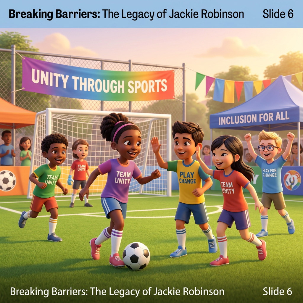 Breaking Barriers: The Legacy of Jackie Robinson Slide 6