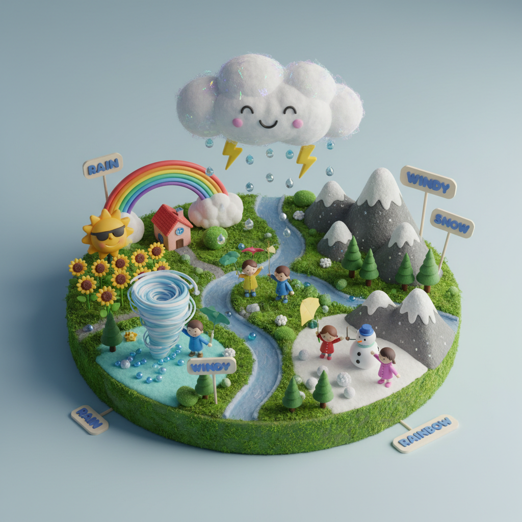 Diorama: weather system (Age 11-14) - Var 3