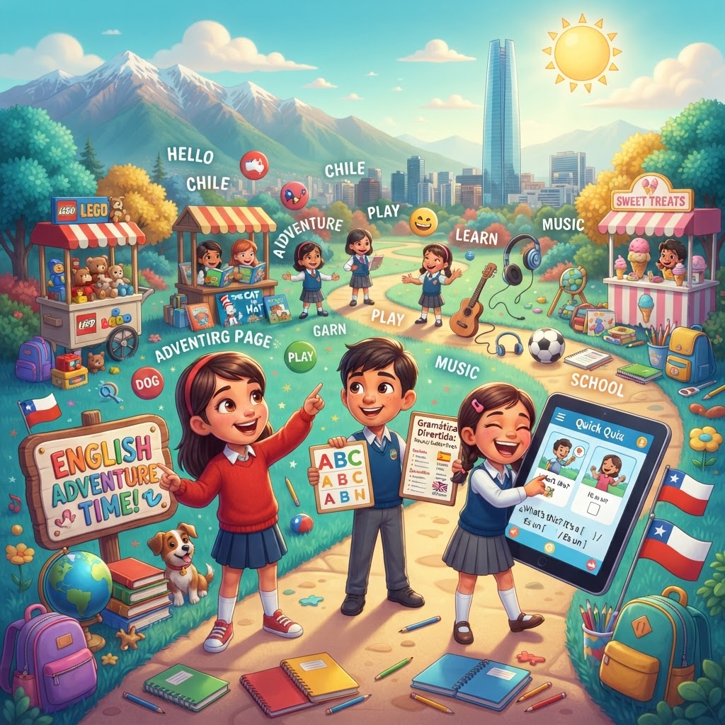 English Adventure Time for Kids in Chile!