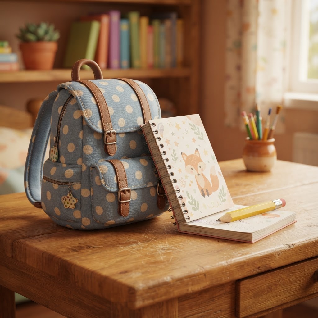 School vocabulary illustration