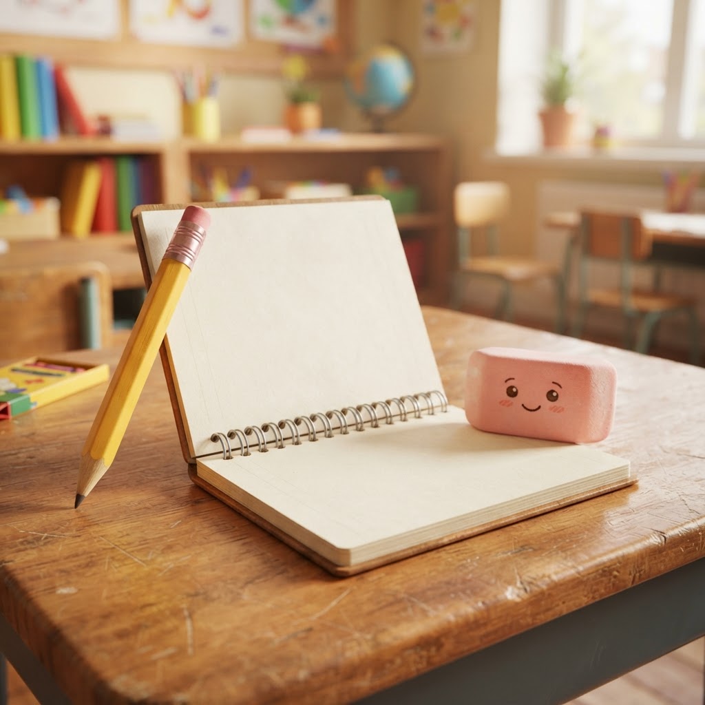 School vocabulary illustration