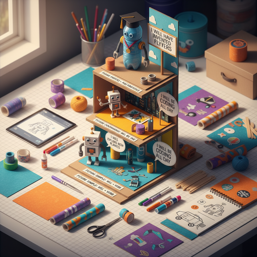 Handicraft: English future tenses and robots in the future (Age 14-17) - Var 2