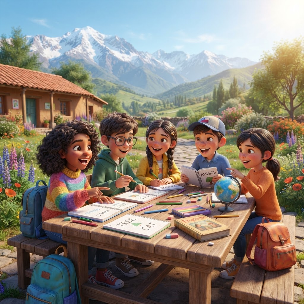 English Fun in Chile: Cartoons, Treats, Music & More!