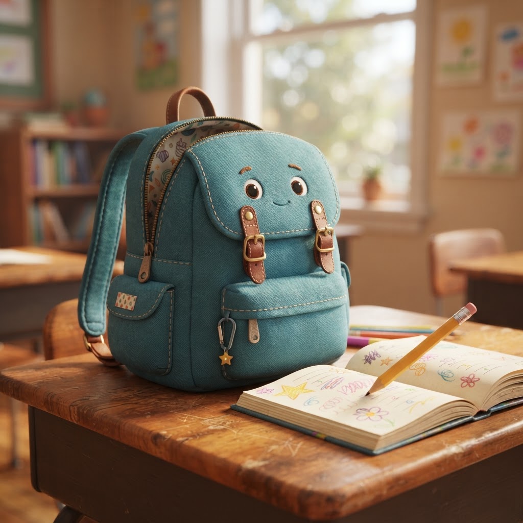 School vocabulary illustration