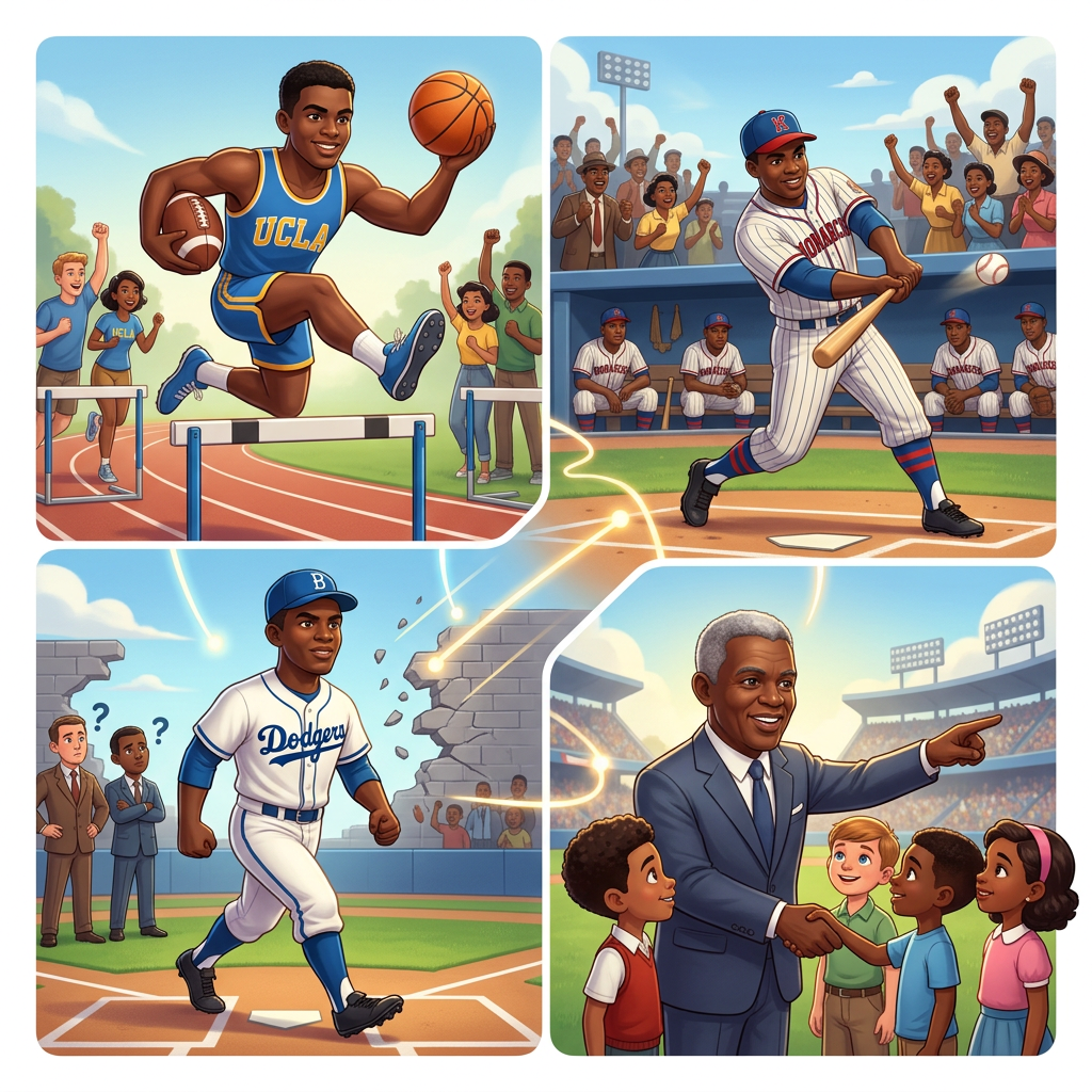 The Life of Jackie Robinson slide 3
