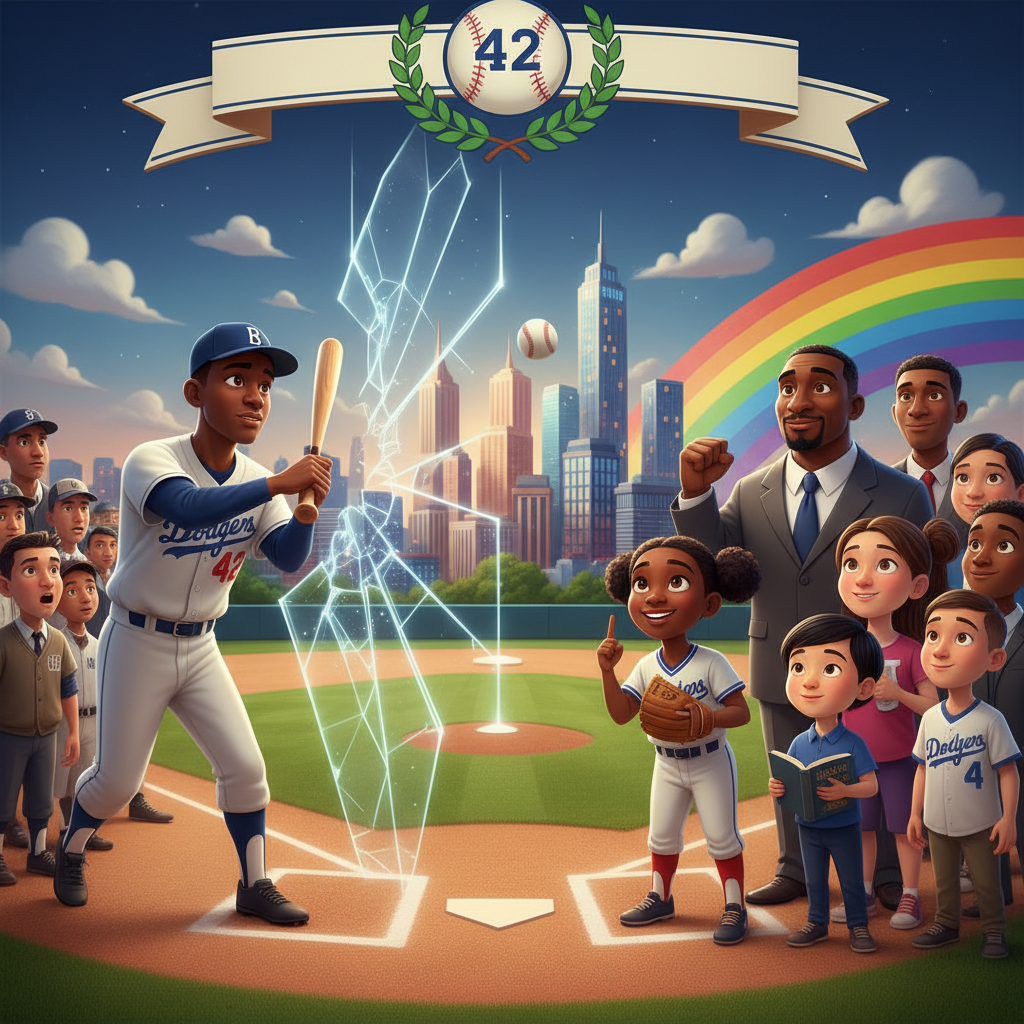 The Life of Jackie Robinson slide 10