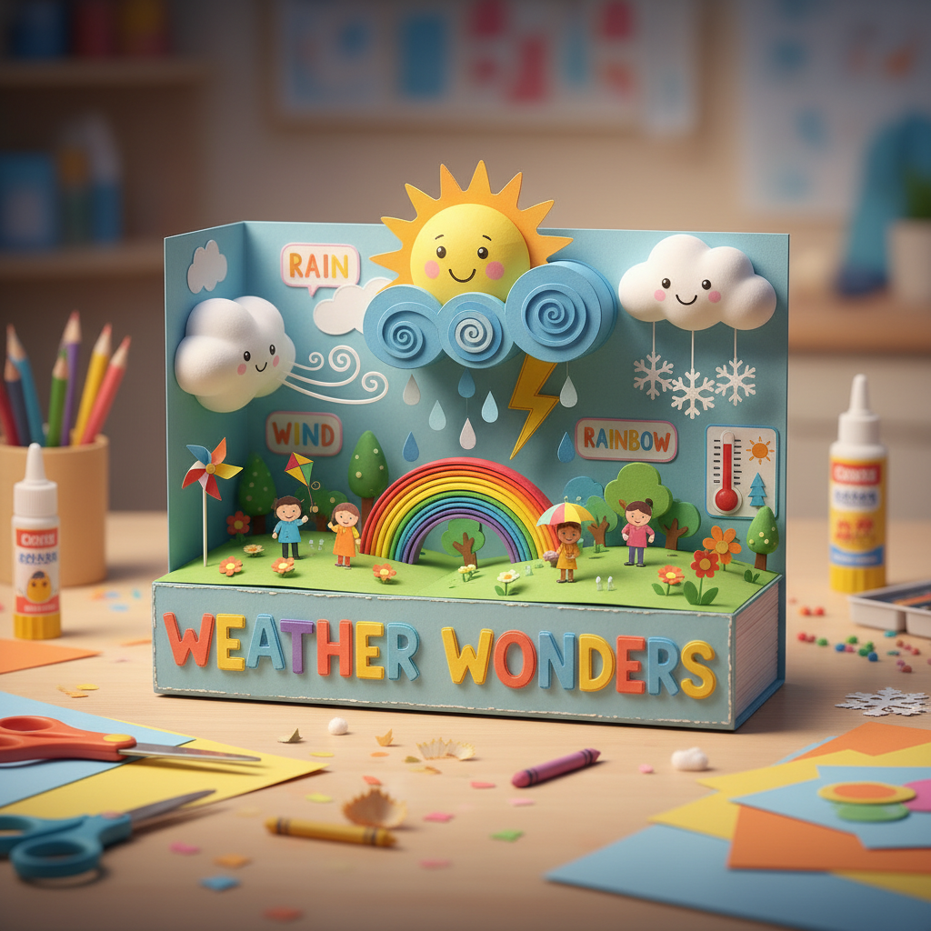 Handicraft: weather system (Age 6-8) - Var 3