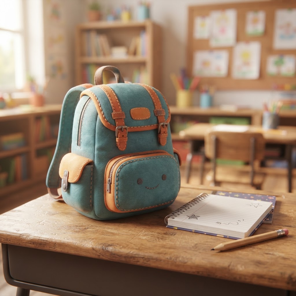School vocabulary illustration
