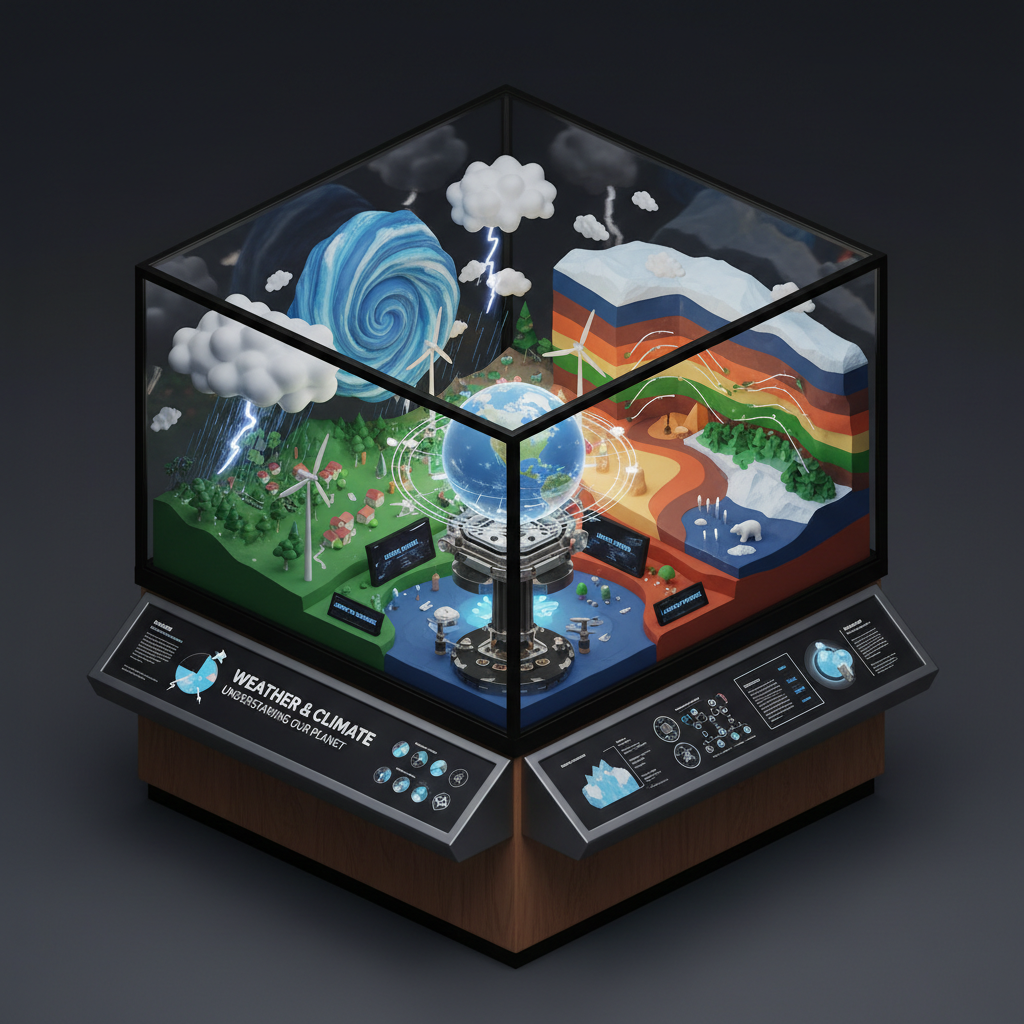 Diorama: weather and climate explanation (Age 14-17) - Var 2
