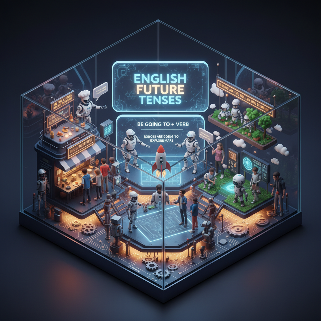 Diorama: English future tenses and robots in the future (Age 14-17) - Var 2